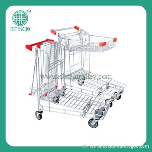 Durable Warehouse Cargo Trolley with Guarantee (JS-TWT04)